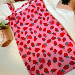 Cute strawberry kids dress